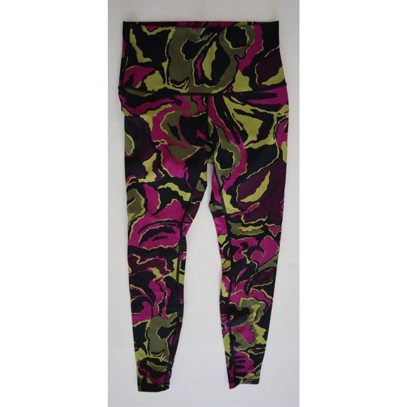 Lululemon Women's Sz 8 Multicolor High Rise Workout Leggings - Picture 1 of 4